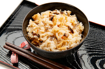 家庭料理、手作り五目ご飯