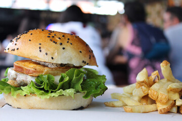 Hamburguesa artesanal