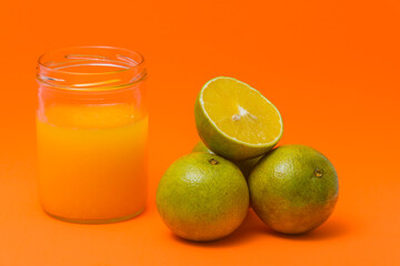 orange juice and lime