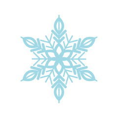 blue snowflake illustration