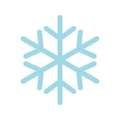 Fototapeta premium blue snowflake illustration