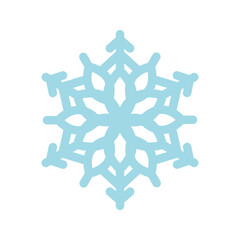 blue snowflake illustration