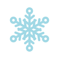 blue snowflake illustration