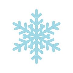 Fototapeta premium blue snowflake illustration