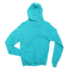 With this Back View Fabulous Zip Up Sweatshirt Mockup In Angel Blue Color, you don&rsquo;t have to wait for your brand or logo to be done. Simply add your graphic and it is ready..