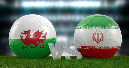 Football world cup group B Wales vs Iran