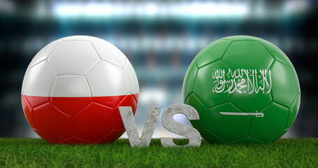 Football world cup group C Poland vs Saudi Arabia