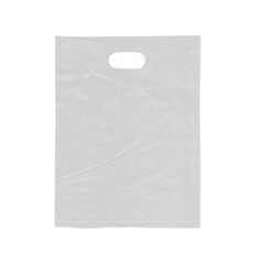 plastic bag isolated on white background