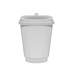 coffee cup isolated on white