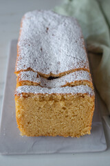 Classic vanilla or lemon pound cake