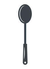spoon kitchen utensil silhouette