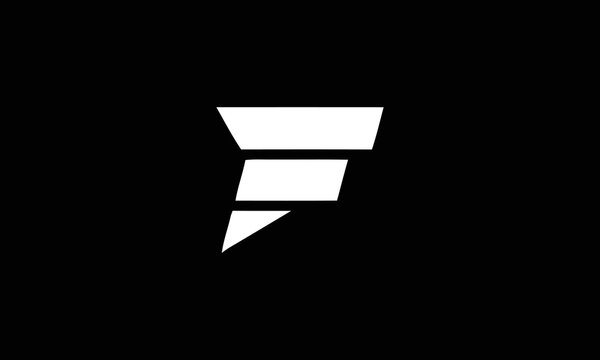 creative monogram letter f logo design template.