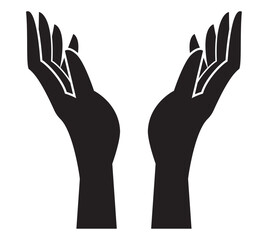 hands human protecting