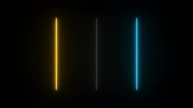 Concept 104-N1 Animated abstract neon light with led light effect and flashing moving pattern.