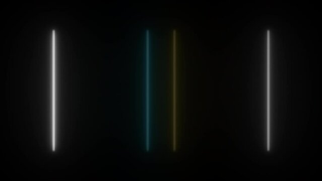 Concept 108-N1 Animated abstract neon light with led light effect and flashing moving pattern.