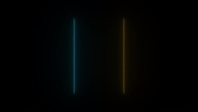 Concept 110-N1 Animated abstract neon light with led light effect and flashing moving pattern.