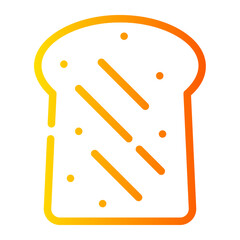 toast gradient icon