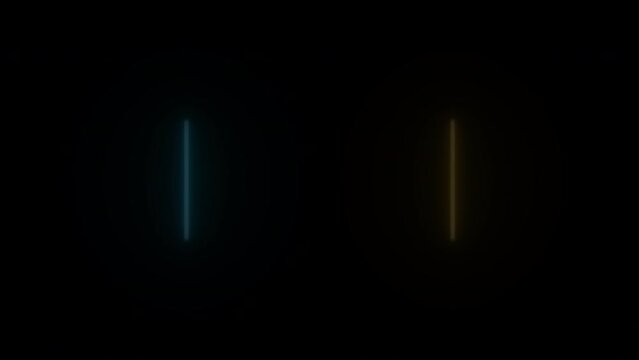 Concept 169-N1 Animated abstract neon light with led light effect and flashing moving pattern.