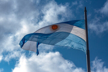the flag of Argentina 