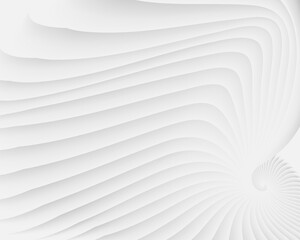 Naklejka premium Smooth clean white wave light simple overlay curve layer