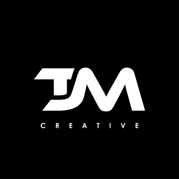 TJM Letter Initial Logo Design Template Vector Illustration