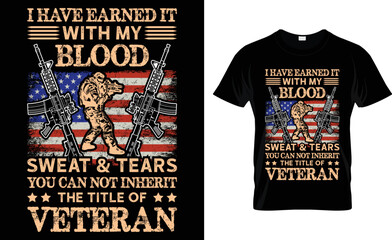 I Have Earned It With My Blood Sweat And Tears You Can not Inherit The Title Of Veteran.
