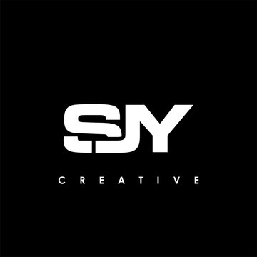 SJY Letter Initial Logo Design Template Vector Illustration