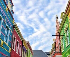 カラフルな街並み