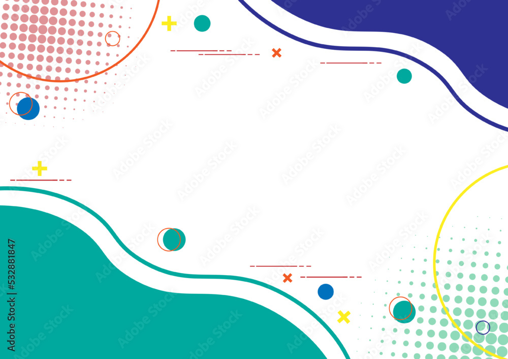 Poster abstract line art geometric background pattern