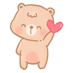 cute cartoon bear illustration