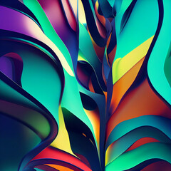 abstract modern colorful neon background