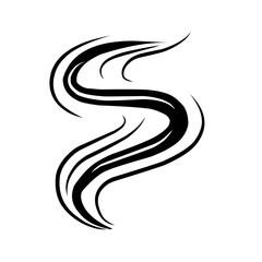 Fototapeta premium Smells line icon set, smells or fumes, Coffee, tea,hot aroma,smoke