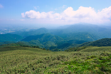 三重県　竜ヶ岳から見える山並み