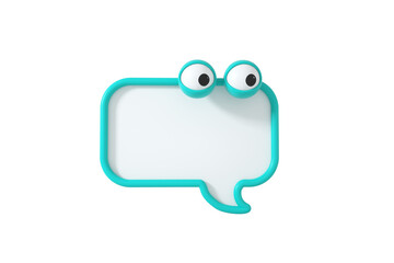 speech bubbles shapes with expressions
