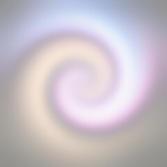 Fototapeta premium Blur swirl of grey blue lilac ombre background. Circle curl abstract pattern. Delicate round loop illustration.