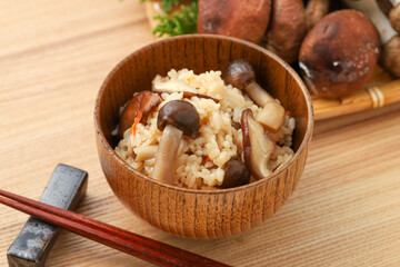 きのこの炊き込みご飯
