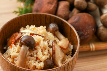きのこの炊き込みご飯