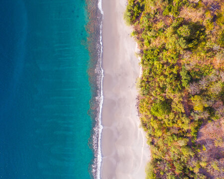 Costa Rica beach aerial photography © Alberto Campos