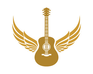 Wings with guitar in the middle
