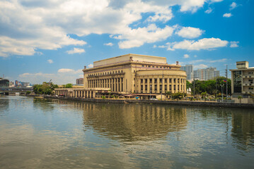 Obraz na płótnie Canvas Manila Central Post Office Building in manila, philippines