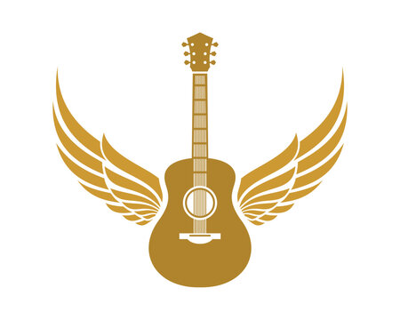 Wings with guitar in the middle
