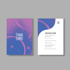 Elegant professional business stationery items set vector