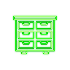 drawers neon signboard