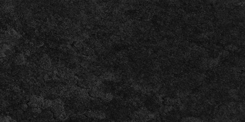 Fototapeta premium black and dark chalk board banner, blank interior wall and studio room for presented product
