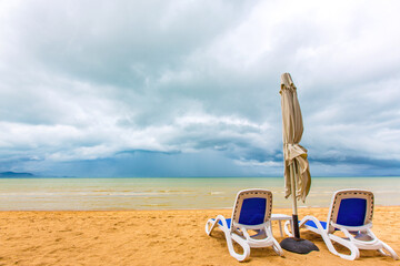 Relaxation beach chair