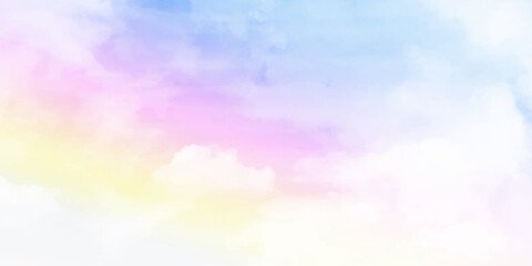 sky and soft cloud with pastel color filter and grunge texture, nature abstract background