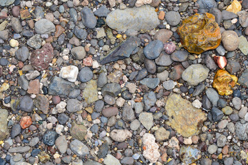 Rock, River stone, pattern pebbles texture background