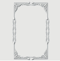 Frame, in the style of an ornament, Vector illustration eps 10, Art.