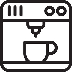 Coffee Maker Vector Icon