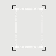 Frame, in the style of an ornament, Vector illustration eps 10, Art.